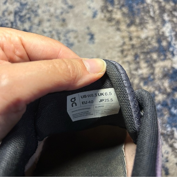 On Running Fiji & Rose Cloud 5 Push Slip-On Running Sneakers Size 8.5 - Picture 12 of 13